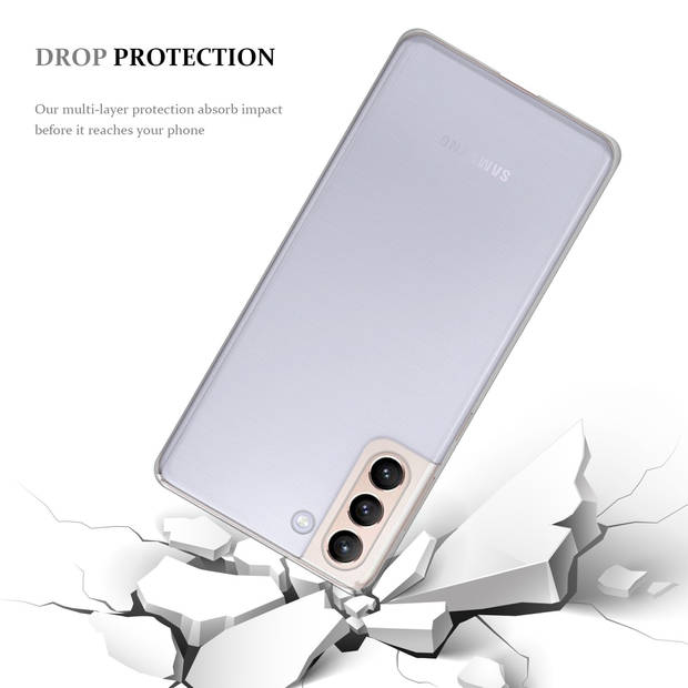 Cadorabo Hoesje geschikt voor Samsung Galaxy S22 PLUS in VOLLEDIG TRANSPARANT - Beschermhoes Cover gemaakt van TPU