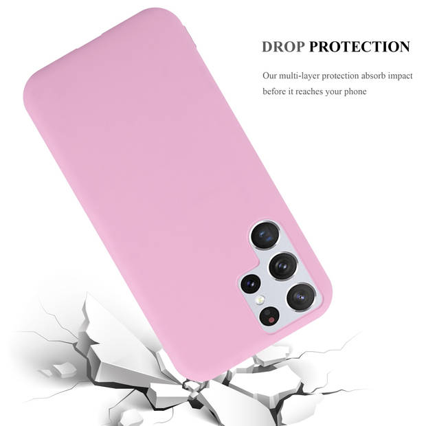 Cadorabo Hoesje geschikt voor Samsung Galaxy S22 ULTRA in CANDY ROZE - Beschermhoes TPU silicone Case Cover