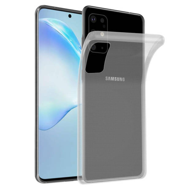 Cadorabo Hoesje geschikt voor Samsung Galaxy S20 PLUS in VOLLEDIG TRANSPARANT - Beschermhoes Cover gemaakt van TPU