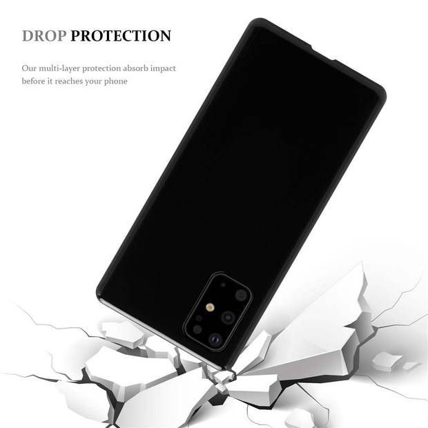Cadorabo Hoesje geschikt voor Samsung Galaxy S20 PLUS in ZWART - Beschermhoes Cover gemaakt van TPU Silicone Case