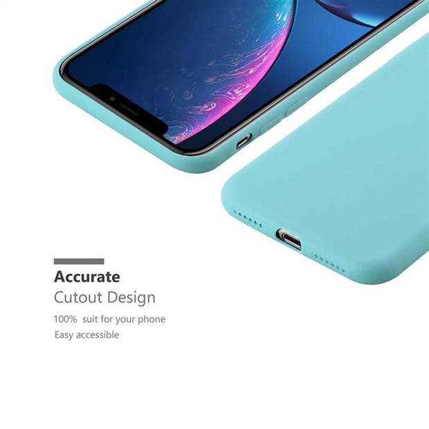 Cadorabo Hoesje geschikt voor Apple iPhone XR in CANDY BLAUW - Beschermhoes TPU silicone Case Cover