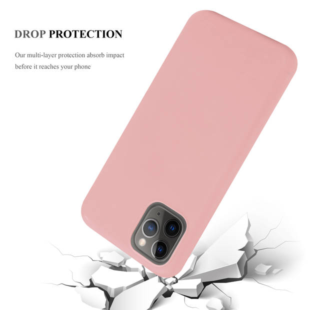 Cadorabo Hoesje geschikt voor Apple iPhone 13 PRO in CANDY ROZE - Beschermhoes TPU silicone Case Cover