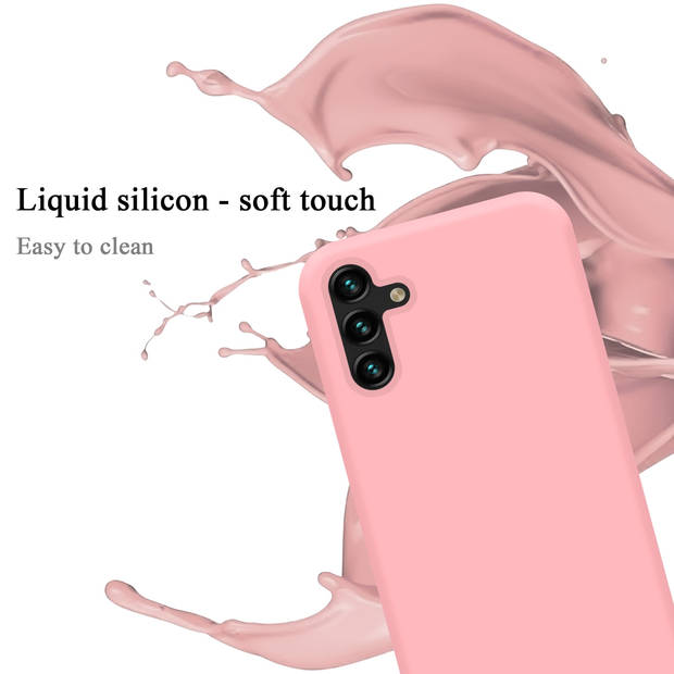 Cadorabo Hoesje geschikt voor Samsung Galaxy A13 5G Case in LIQUID ROZE - Beschermhoes TPU silicone Cover