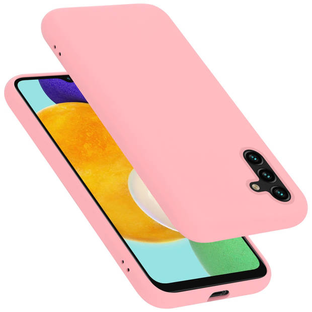 Cadorabo Hoesje geschikt voor Samsung Galaxy A13 5G Case in LIQUID ROZE - Beschermhoes TPU silicone Cover