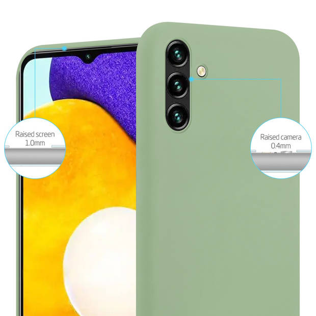 Cadorabo Hoesje geschikt voor Samsung Galaxy A13 5G in CANDY PASTEL GROEN - Beschermhoes TPU silicone Case Cover