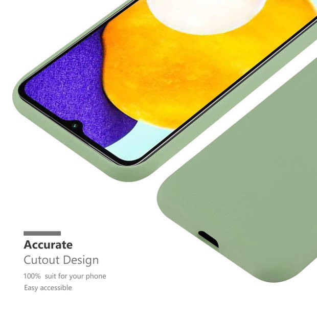 Cadorabo Hoesje geschikt voor Samsung Galaxy A13 5G in CANDY PASTEL GROEN - Beschermhoes TPU silicone Case Cover