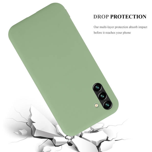 Cadorabo Hoesje geschikt voor Samsung Galaxy A13 5G in CANDY PASTEL GROEN - Beschermhoes TPU silicone Case Cover