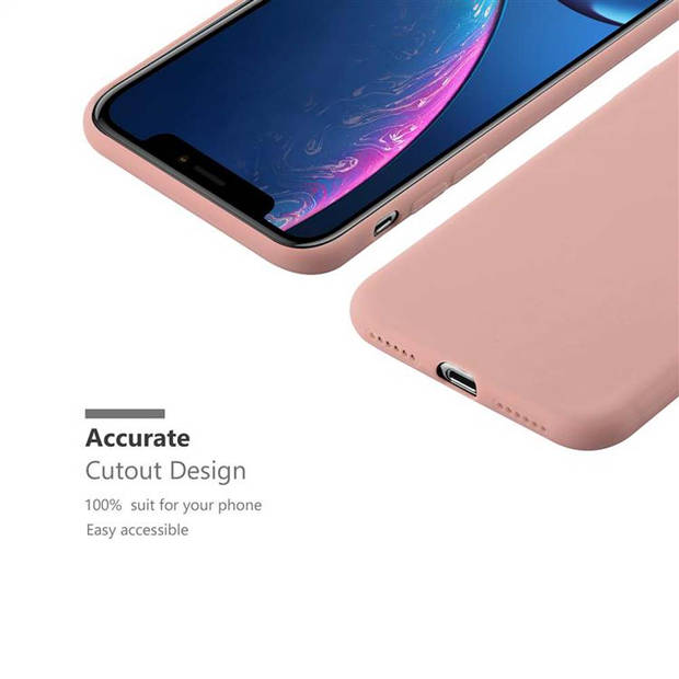 Cadorabo Hoesje geschikt voor Apple iPhone XR in CANDY ROZE - Beschermhoes TPU silicone Case Cover