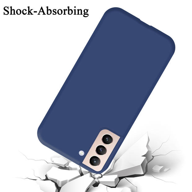 Cadorabo Hoesje geschikt voor Samsung Galaxy S22 PLUS Case in LIQUID BLAUW - Beschermhoes TPU silicone Cover