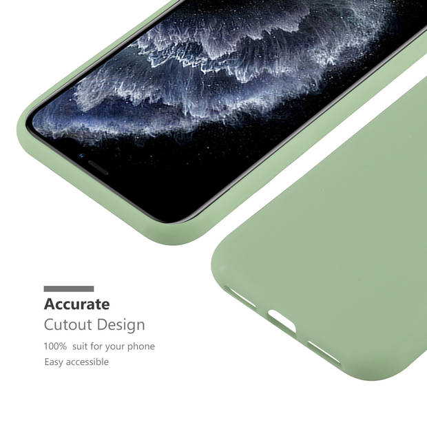 Cadorabo Hoesje geschikt voor Apple iPhone 13 PRO in CANDY PASTEL GROEN - Beschermhoes TPU silicone Case Cover