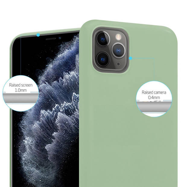 Cadorabo Hoesje geschikt voor Apple iPhone 13 MINI in CANDY PASTEL GROEN - Beschermhoes TPU silicone Case Cover