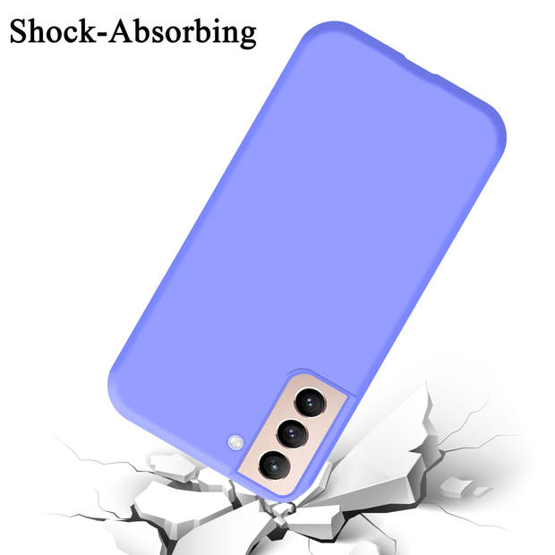 Cadorabo Hoesje geschikt voor Samsung Galaxy S22 PLUS Case in LIQUID LICHT PAARS - Beschermhoes TPU silicone Cover