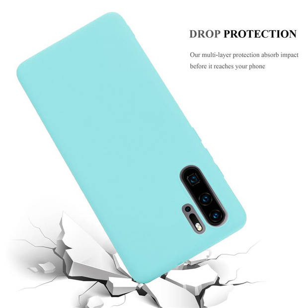 Cadorabo Hoesje geschikt voor Huawei P30 PRO in CANDY BLAUW - Beschermhoes TPU silicone Case Cover