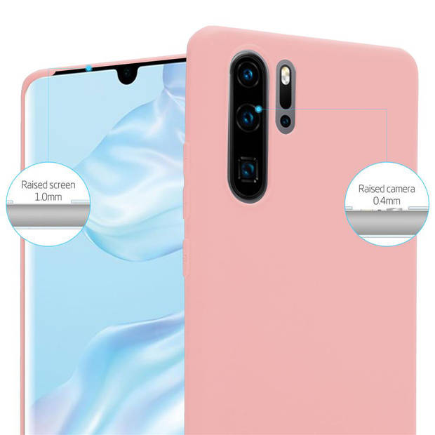 Cadorabo Hoesje geschikt voor Huawei P30 PRO in CANDY ROZE - Beschermhoes TPU silicone Case Cover