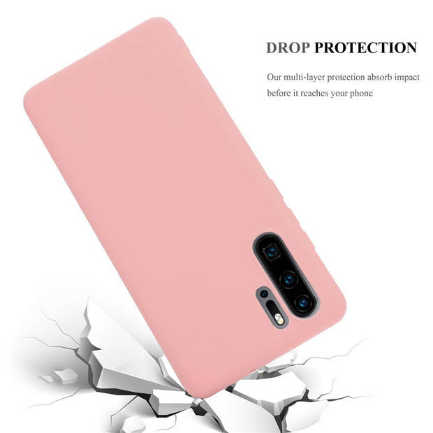 Cadorabo Hoesje geschikt voor Huawei P30 PRO in CANDY ROZE - Beschermhoes TPU silicone Case Cover