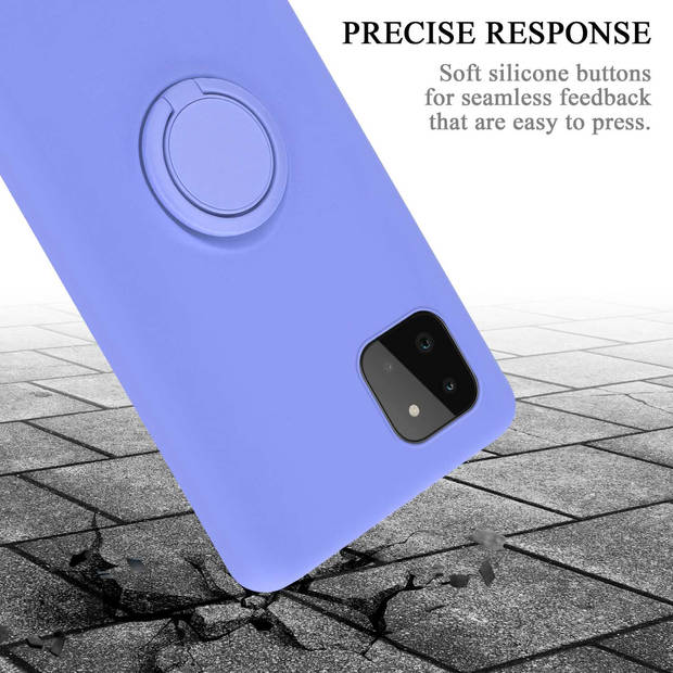 Cadorabo Hoesje geschikt voor Samsung Galaxy A22 5G in LIQUID LICHT PAARS - Beschermhoes van TPU silicone Case Cover met