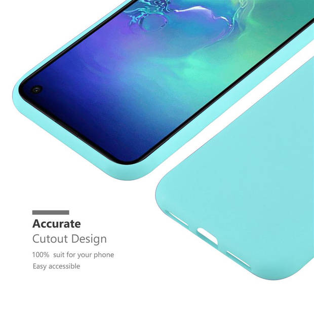 Cadorabo Hoesje geschikt voor Samsung Galaxy S10e in CANDY BLAUW - Beschermhoes TPU silicone Case Cover