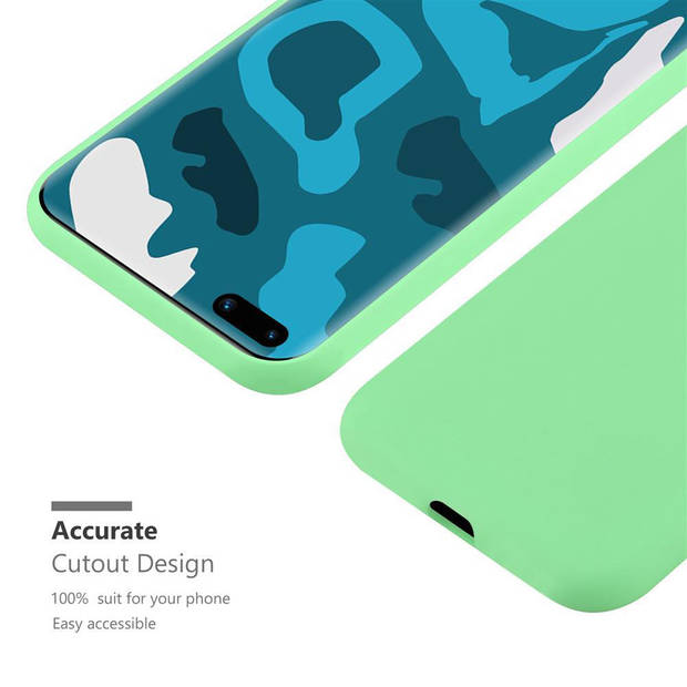 Cadorabo Hoesje geschikt voor Huawei P40 PRO / P40 PRO+ in CANDY PASTEL GROEN - Beschermhoes TPU silicone Case Cover