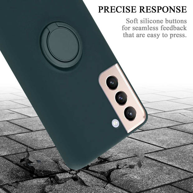 Cadorabo Hoesje geschikt voor Samsung Galaxy S22 PLUS in LIQUID GROEN - Beschermhoes van TPU silicone Case Cover met