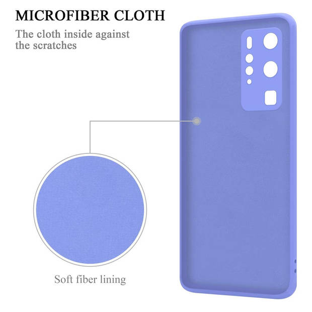 Cadorabo Hoesje geschikt voor Huawei P40 PRO / P40 PRO+ in LIQUID LICHT PAARS - Beschermhoes van TPU silicone Case Cover