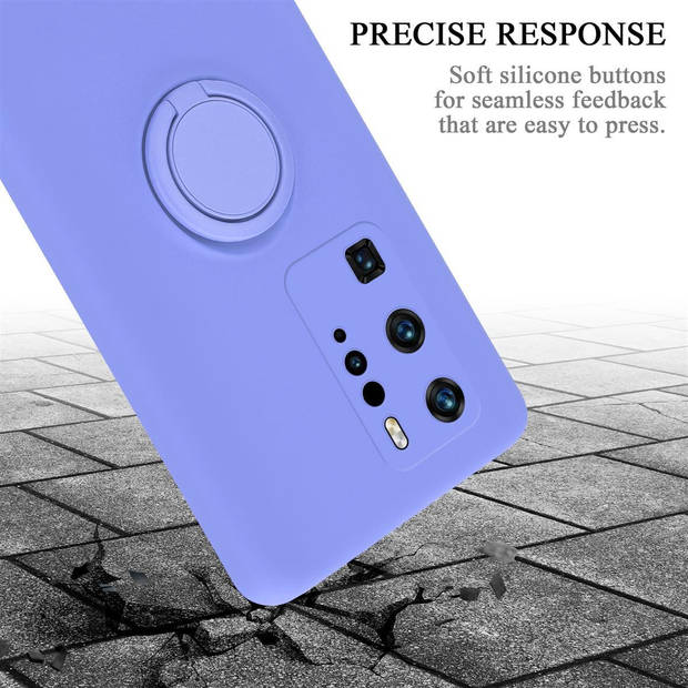 Cadorabo Hoesje geschikt voor Huawei P40 PRO / P40 PRO+ in LIQUID LICHT PAARS - Beschermhoes van TPU silicone Case Cover