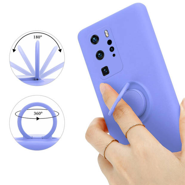 Cadorabo Hoesje geschikt voor Huawei P40 PRO / P40 PRO+ in LIQUID LICHT PAARS - Beschermhoes van TPU silicone Case Cover