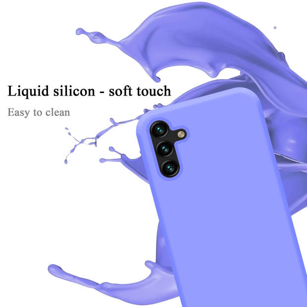 Cadorabo Hoesje geschikt voor Samsung Galaxy A13 5G Case in LIQUID LICHT PAARS - Beschermhoes TPU silicone Cover