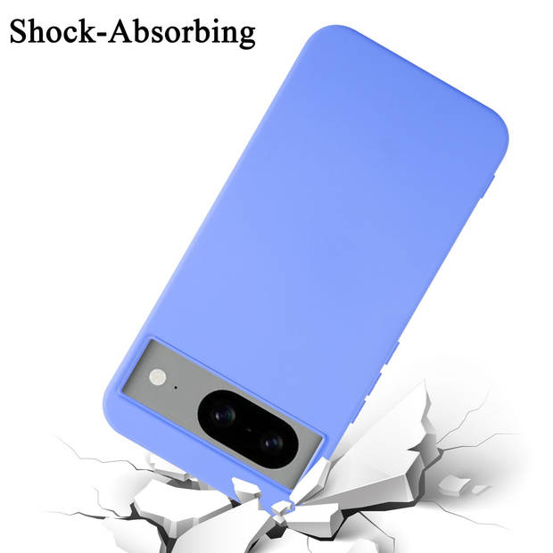 Cadorabo Hoesje geschikt voor Google PIXEL 8 Case in LIQUID LICHT PAARS - Beschermhoes TPU silicone Cover