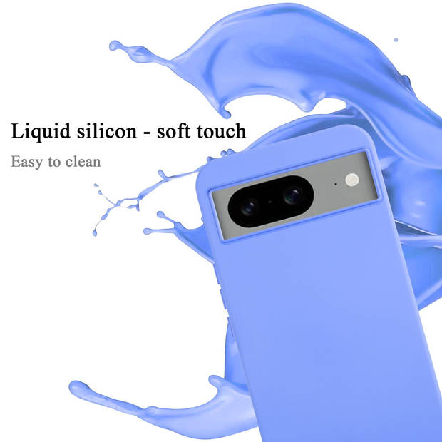 Cadorabo Hoesje geschikt voor Google PIXEL 8 Case in LIQUID LICHT PAARS - Beschermhoes TPU silicone Cover