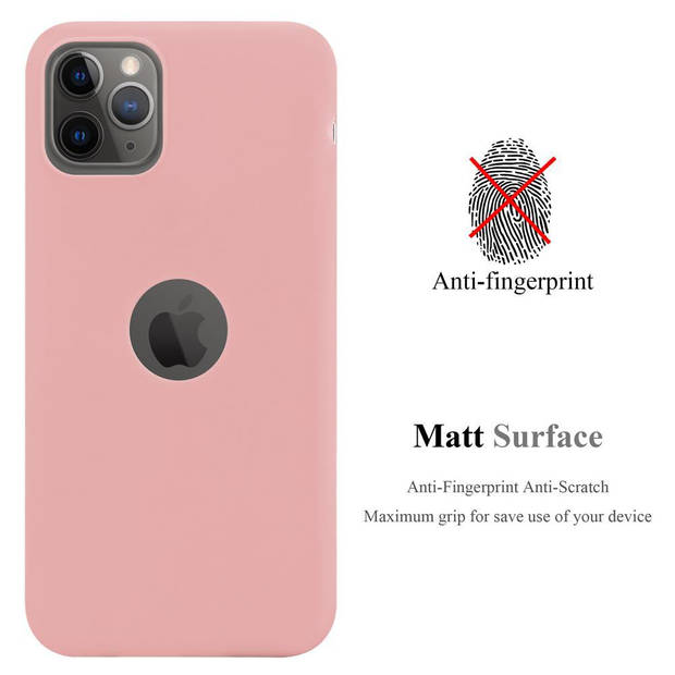 Cadorabo Hoesje geschikt voor Apple iPhone 11 PRO MAX in CANDY ROZE - Beschermhoes TPU silicone Case Cover