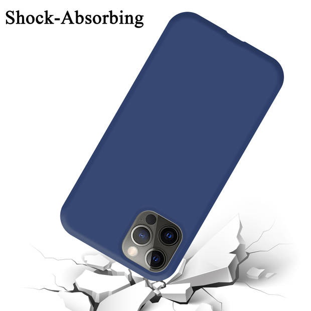 Cadorabo Hoesje geschikt voor Apple iPhone 13 MINI Case in LIQUID BLAUW - Beschermhoes TPU silicone Cover