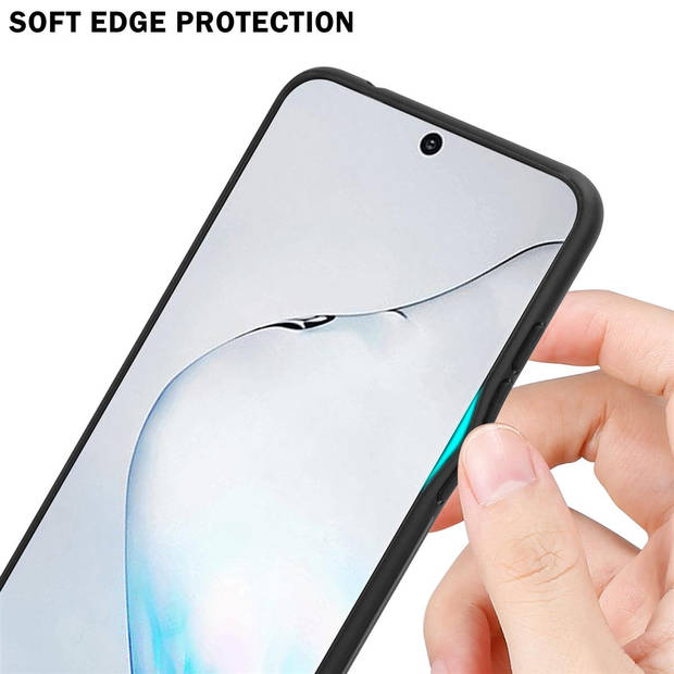 Cadorabo Hoesje geschikt voor Samsung Galaxy NOTE 10 in PAARS - ROOD - Tweekleurige beschermhoes TPU-silicone Case Cover