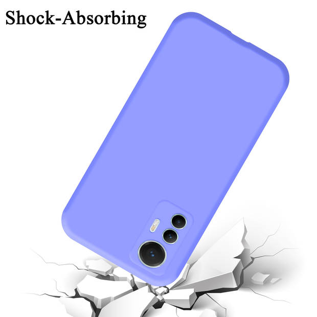 Cadorabo Hoesje geschikt voor Xiaomi 12 LITE Case in LIQUID LICHT PAARS - Beschermhoes TPU silicone Cover