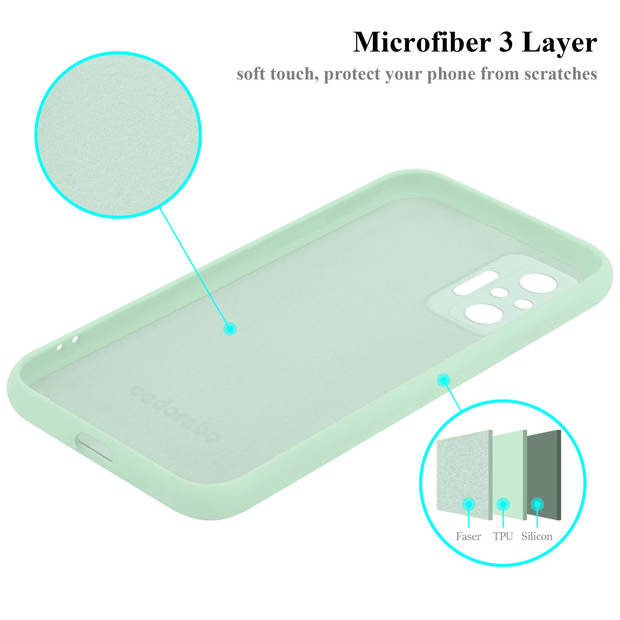 Cadorabo Hoesje geschikt voor Xiaomi RedMi NOTE 10 PRO Case in LIQUID LICHT GROEN - Beschermhoes TPU silicone Cover