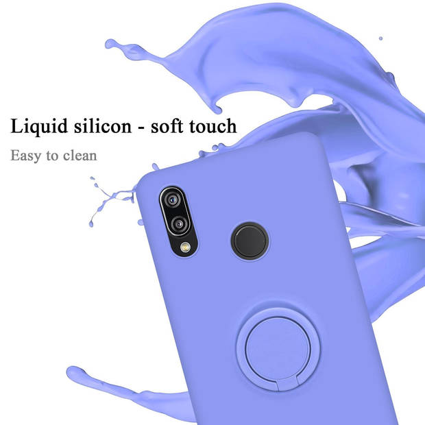 Cadorabo Hoesje geschikt voor Huawei P20 LITE 2018 / NOVA 3E in LIQUID LICHT PAARS - Beschermhoes van TPU silicone Case