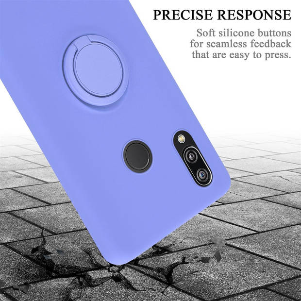 Cadorabo Hoesje geschikt voor Huawei P20 LITE 2018 / NOVA 3E in LIQUID LICHT PAARS - Beschermhoes van TPU silicone Case