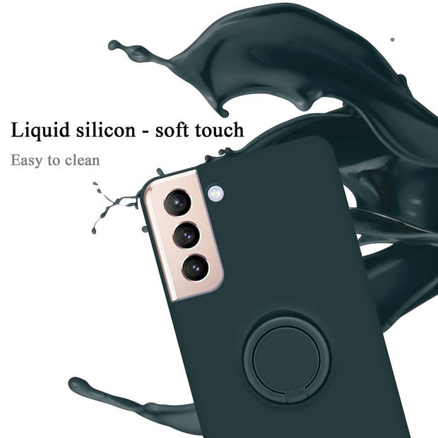 Cadorabo Hoesje geschikt voor Samsung Galaxy S24 PLUS in LIQUID GROEN - Beschermhoes van TPU silicone Case Cover met