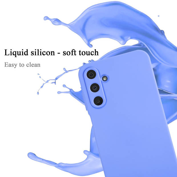 Cadorabo Hoesje geschikt voor Samsung Galaxy A15 Case in LIQUID LICHT PAARS - Beschermhoes TPU silicone Cover