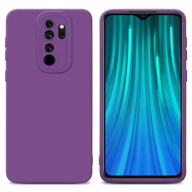 Cadorabo Hoesje geschikt voor Xiaomi RedMi NOTE 8 PRO in FLUID MAT PAARS - Beschermhoes TPU silicone Cover Case