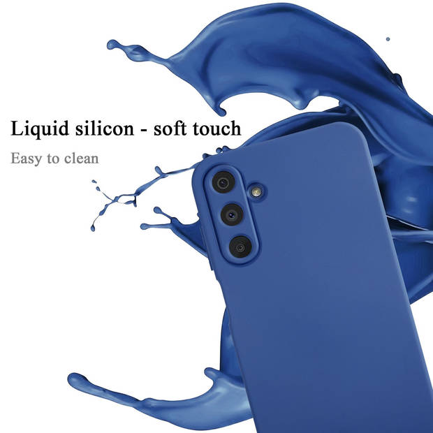 Cadorabo Hoesje geschikt voor Samsung Galaxy A15 Case in LIQUID BLAUW - Beschermhoes TPU silicone Cover