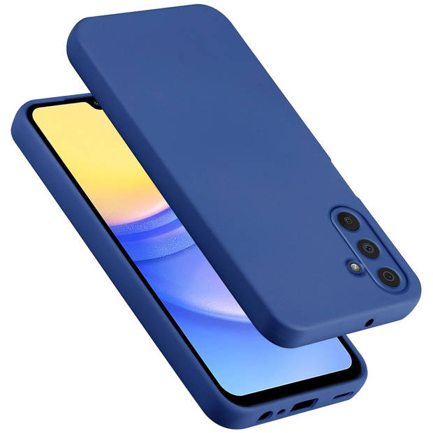 Cadorabo Hoesje geschikt voor Samsung Galaxy A15 Case in LIQUID BLAUW - Beschermhoes TPU silicone Cover