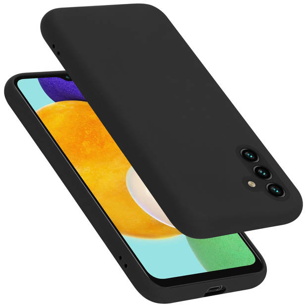 Cadorabo Hoesje geschikt voor Samsung Galaxy A13 5G Case in LIQUID ZWART - Beschermhoes TPU silicone Cover