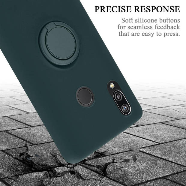 Cadorabo Hoesje geschikt voor Huawei P20 LITE 2018 / NOVA 3E in LIQUID GROEN - Beschermhoes van TPU silicone Case Cover