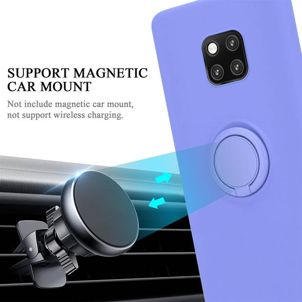 Cadorabo Hoesje geschikt voor Huawei MATE 20 PRO in LIQUID LICHT PAARS - Beschermhoes van TPU silicone Case Cover met