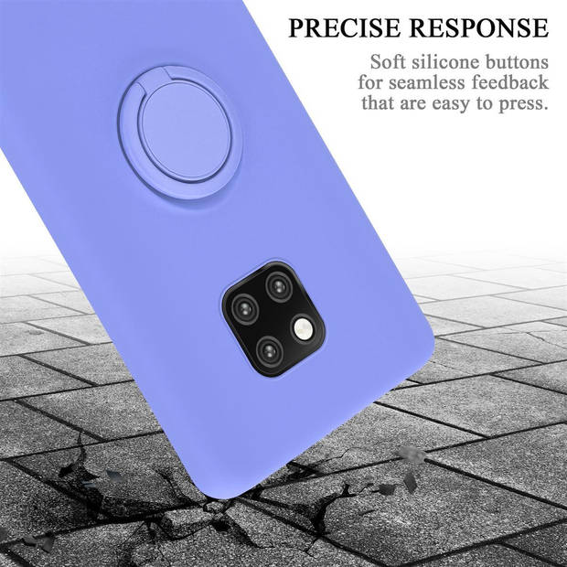 Cadorabo Hoesje geschikt voor Huawei MATE 20 PRO in LIQUID LICHT PAARS - Beschermhoes van TPU silicone Case Cover met