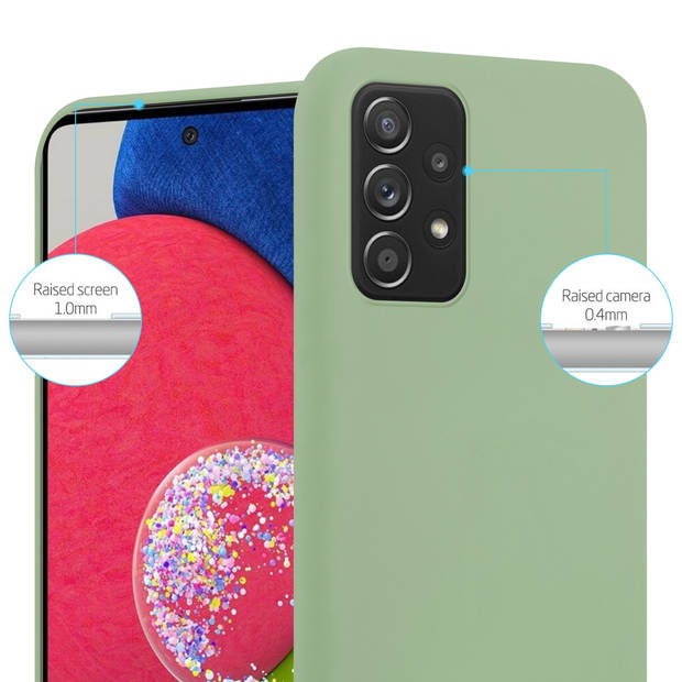 Cadorabo Hoesje geschikt voor Samsung Galaxy A52 (4G / 5G) / A52s in CANDY PASTEL GROEN - Beschermhoes TPU silicone Case