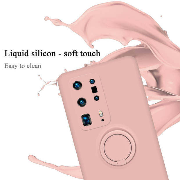 Cadorabo Hoesje geschikt voor Huawei P40 PRO / P40 PRO+ in LIQUID ROZE - Beschermhoes van TPU silicone Case Cover met