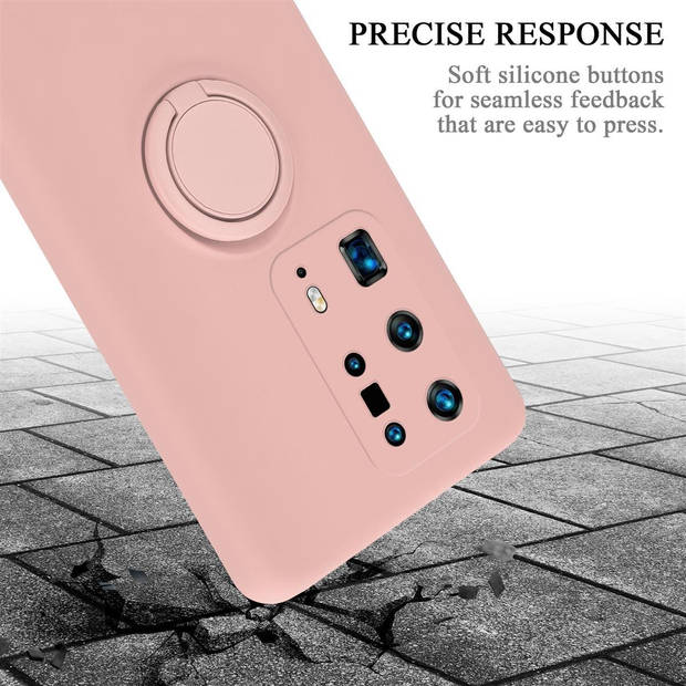 Cadorabo Hoesje geschikt voor Huawei P40 PRO / P40 PRO+ in LIQUID ROZE - Beschermhoes van TPU silicone Case Cover met