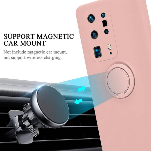 Cadorabo Hoesje geschikt voor Huawei P40 PRO / P40 PRO+ in LIQUID ROZE - Beschermhoes van TPU silicone Case Cover met