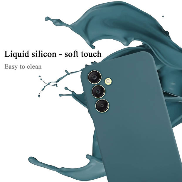 Cadorabo Hoesje geschikt voor Samsung Galaxy A25 Case in LIQUID GROEN - Beschermhoes TPU silicone Cover